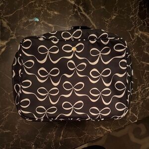 Kate spade toiletries bag Black and White Bow